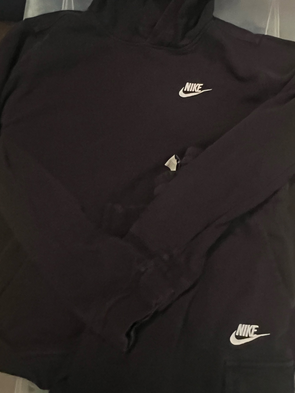 Boys Nike Hoodie & Nike Cargo Joggers SZ XL Black